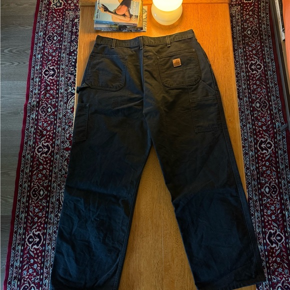 Men's Carhartt Vintage Black Pants B11 38x30” - Picture 8 of 12